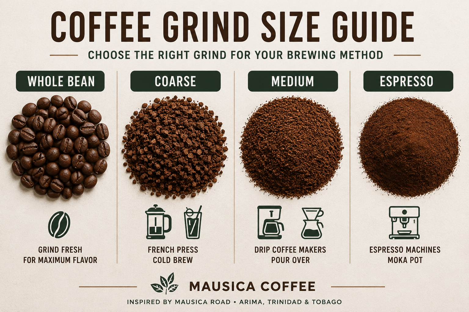 Coffee Grind Sizes Explained: Choosing the Right Grind for Every Brewi ...